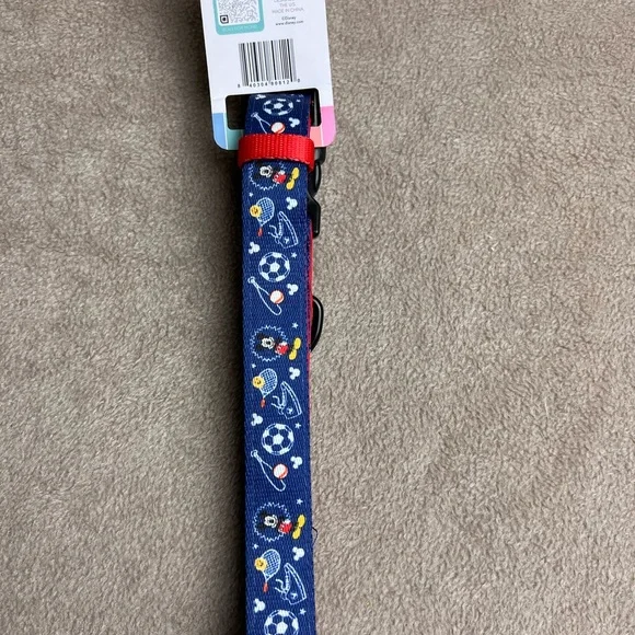 Sassy Woof Disney Mickey Mouse Navy Blue Dog Collar Large - Picture 3 of 3